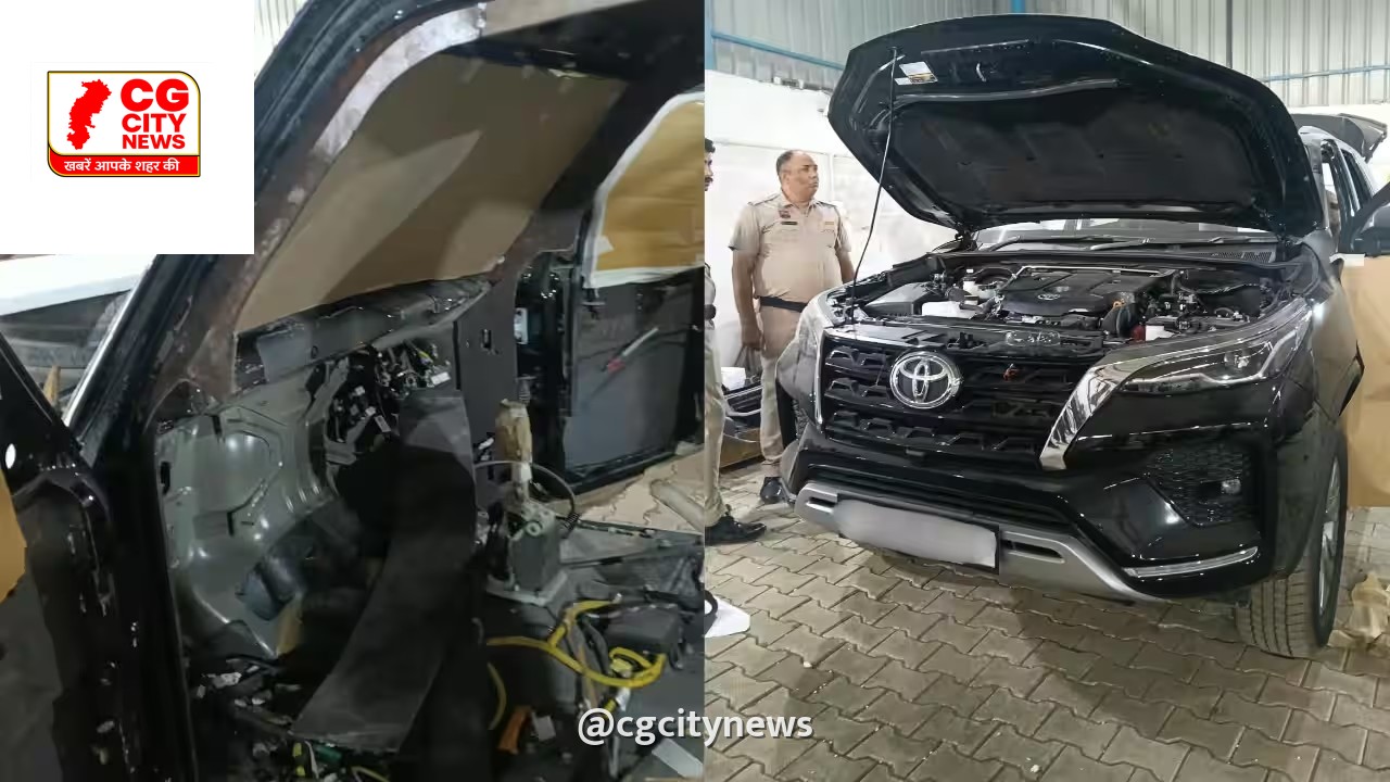 फरीदाबाद में अवैध बुलेटप्रूफिंग वर्कशॉप का भंडाफोड़: फॉर्च्यूनर और स्कॉर्पियो समेत 4 गाड़ियां जब्त